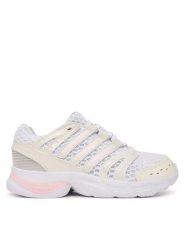 Adidas Sneakersy Adistar Control 5 Elastic Lace KJ9741 Biały. Białe buty sportowe dziewczęce Adidas, bez wzorów, z materiału, bez zapięcia. Za 299.99 zł.