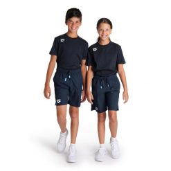 Spodenki Arena Junior Team Bermuda Panel. Niebieskie szorty sportowe damskie Arena, na lato, l, bez wzorów, z materiału, klasyczne, na fitness i siłownię. Za 139.99 zł.