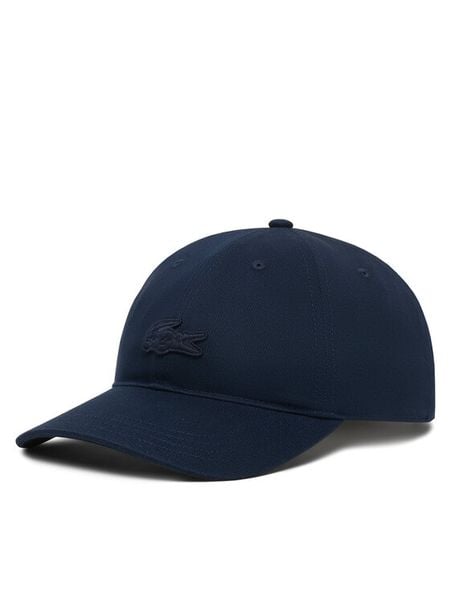 Lacoste Czapka z daszkiem RK1910 Granatowy. Niebieskie rękawiczki męskie Lacoste, bez wzorów, z bawełny. Za 231.99 zł.
