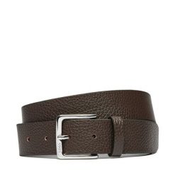 Pasek Męski BOSS. Brązowe paski damskie Boss, bez wzorów. Za 219.99 zł.