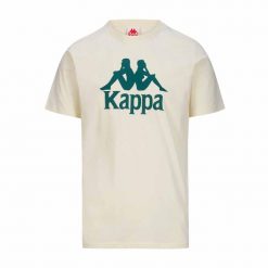 Koszulka Kappa Estessi Kontemporary. Żółte koszulki sportowe męskie Kappa, na lato, m, bez wzorów, z bawełny, bez kołnierzyka, bez ramiączek, na fitness i siłownię. Za 159.90 zł.