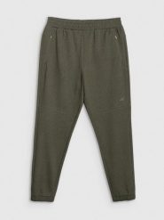 4F Spodnie dresowe joggery męskie - khaki XXL. Brązowe spodnie sportowe męskie 4f, l, bez wzorów, z dresówki. Za 159.99 zł.