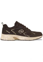 Buty sportowe Sneakersy damskie, Kitaura II. Brązowe obuwie sportowe damskie Lotto, bez wzorów, z materiału, trekkingowe. Za 149.99 zł.