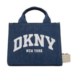 Torebka DKNY. Niebieskie torebki do ręki damskie DKNY, bez wzorów, klasyczne, bez dodatków. Za 309.99 zł.
