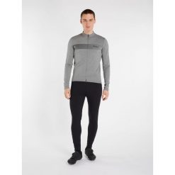 Koszulka męska Protest PRTGERRIE cycling jersey long sleeve. Szare bluzy męskie Protest, m, bez wzorów, z jersey, bez kaptura. Za 399.99 zł.