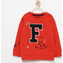 Bluza z miękką aplikacją - Czerwony. Bluzy dla chłopców Reserved, z aplikacjami. W wyprzedaży za 14.99 zł.