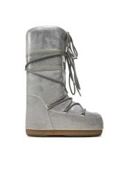 Moon Boot Śniegowce Icon Glitter 80D1402850 Srebrny. Szare śniegowce i trapery męskie Moon Boot, ze skóry, bez zapięcia. Za 779.99 zł.