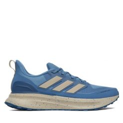 Buty do biegania adidas. Niebieskie buty sportowe męskie Adidas, bez zapięcia, do biegania. Za 349.99 zł.