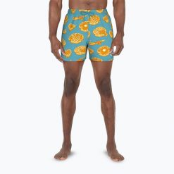 Szorty kąpielowe męskie Nike Multi Print 5" Volley. Niebieskie kąpielówki męskie Nike, m, bez wzorów, do pływania. Za 189.99 zł.
