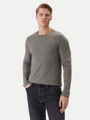 BOSS Longsleeve Tacks 50512111 Khaki Regular Fit. Brązowe bluzki z długim rękawem męskie Boss, m, bez wzorów, z bawełny, bez kołnierzyka. Za 319.99 zł.