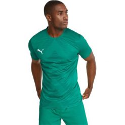 Podkoszulek Puma Teamglory Jersey, Mężczyźni. Zielone koszulki sportowe męskie Puma, m, bez wzorów, z jersey, bez kołnierzyka, bez ramiączek, do piłki nożnej. Za 290.00 zł.