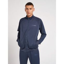 Bluza do piłki ręcznej męska Hummel Poly Zip. Niebieskie bluzy męskie Hummel, m, bez wzorów, bez kaptura, do piłki ręcznej. Za 220.00 zł.