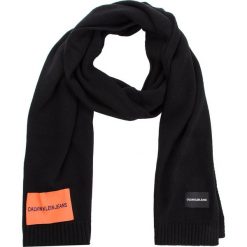 Szal CALVIN KLEIN JEANS - J Patches Scarf W K40K400771 016. Czarne szaliki i chusty damskie Calvin Klein Jeans, z jeansu. Za 299.00 zł.