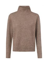 VG Sweter Kobiety Sztuczne włókno brązowy, S. Brązowe swetry damskie VG, s, bez wzorów, z syntetyku, bez kołnierzyka, bez ramiączek, bez kaptura. Za 249.95 zł.