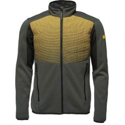 Męski sweter sportowy Loap Gandalf szaro-żółty. Szare swetry przez głowę męskie Scarpa, m, bez wzorów, z materiału, bez kołnierzyka. Za 170.39 zł.