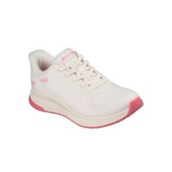Buty SKECHERS BOBS SQUAD 4 STAPLE LOOK Beżowy. Białe klapki damskie Skechers, bez wzorów, z syntetyku, bez obcasa. Za 314.99 zł.