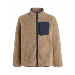 Polar z pełnym zamkiem błyskawicznym Protest PRTTAVE. Brązowe bluzy męskie Protest, bez wzorów, z polaru, bez kaptura. Za 388.00 zł.
