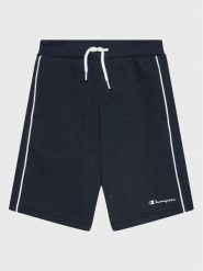 Champion Szorty sportowe Script Logo 306147 Granatowy Regular Fit. Niebieskie szorty dla chłopców Champion, bez wzorów, z syntetyku, sportowe. Za 79.99 zł.