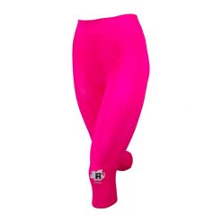 Legginsy techniczne do biegania Capri damskie z taśmami kinetycznymi. Czarne legginsy damskie R-EVENGE, bez wzorów, z elastanu, do biegania. Za 280.89 zł.