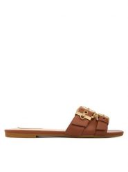 Liu Jo Klapki Sandy 12 SA6157 P0102 Brązowy. Brązowe klapki damskie Liu Jo, bez wzorów, ze skóry, bez obcasa. Za 519.99 zł.