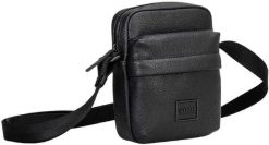 Torba sportowa Hugo Large Accessories New Ethon (50551758-001). Czarne torby na laptopa męskie Hugo Boss, bez wzorów, z materiału, matowe. Za 347.27 zł.