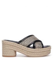 Nine West Espadryle WYL2734-1 Czarny. Czarne espadryle damskie Nine West, bez wzorów, z materiału, bez obcasa, bez zapięcia. Za 137.99 zł.