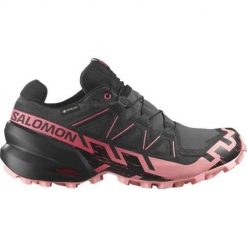Buty do biegania damskie Salomon Speedcross 6. Czarne obuwie sportowe damskie Salomon, bez wzorów, z gore-texu, do biegania, salomon speedcross. Za 723.10 zł.