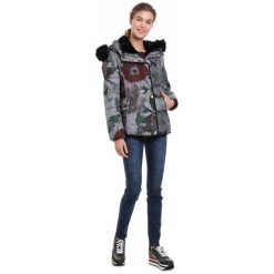 Desigual Kurtka Damska Poppy 36, Szary. Kurtki damskie marki Desigual. W wyprzedaży za 616.00 zł.