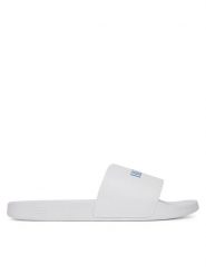 Tommy Hilfiger Klapki Hilfiger Print Tumble Pool Slide FM0FM05505 Biały. Białe klapki męskie Tommy Hilfiger, ze skóry. Za 139.99 zł.