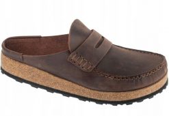 Birkenstock Naples Leoi 1025033 Brązowe 43. Brązowe klapki męskie Birkenstock. Za 570.31 zł.