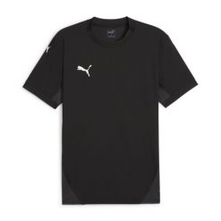 Męskie T-shirt Puma Teamfinal Jersey. Czarne t-shirty męskie Puma, m, bez wzorów, z jersey, bez kołnierzyka. Za 290.00 zł.
