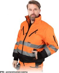 Kurtka męska R.E.I.S. LH-XVERT-XR - Kurtka ochronna ocieplana XVERT, tkana - pomarańczowo-czarny 3XL. Brązowe kurtki męskie R.E.I.S., m, bez wzorów, bez kaptura. Za 160.78 zł.