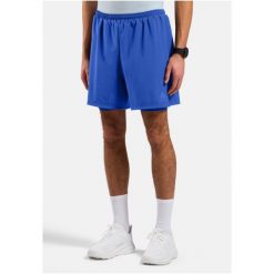 Spodenki męskie ODLO 2-in-1 short ESSENTIAL 6 INCH. Niebieskie krótkie spodenki sportowe męskie Odlo, m, bez wzorów, do biegania. Za 249.99 zł.