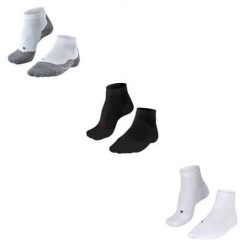 Damskie skarpety typu low top Falke TE 4 Szorty. Czarne skarpety damskie Falke, bez wzorów, z bawełny. Za 137.00 zł.