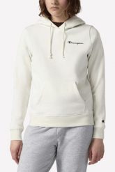 Bluza damska Champion Hooded Sweatshirt kremowa. Brązowe bluzy damskie Champion, l, bez wzorów, z bawełny, z kapturem. Za 203.99 zł.