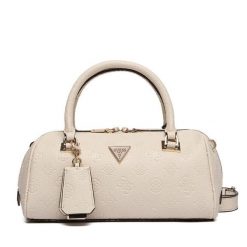 Torebka Guess. Brązowe torebki do ręki damskie Guess, z aplikacjami, klasyczne, bez dodatków. Za 679.99 zł.