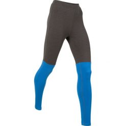 Legginsy sportowe, długie, Level 1 bonprix antracytowy melanż - lazurowy. Legginsy damskie marki DOMYOS. Za 79.99 zł.