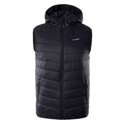 Kamizelka bezrękawnik męski Hi-Tec Sinlus - czarna, Rozmiar XL. Czarne buty sportowe męskie Hi-tec, na jesień, m, bez wzorów, biznesowe, bez kaptura. Za 164.99 zł.