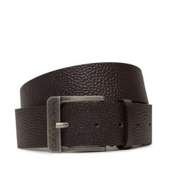 Pasek Męski Calvin Klein. Brązowe paski damskie Calvin Klein, bez wzorów. Za 129.99 zł.