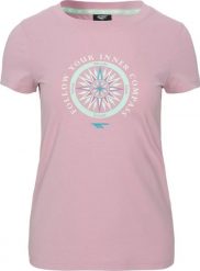 Hitec Damska koszulka z krótkim rękawem Hi-tec LADY HARANA dawn pink rozmiar XS. Różowe t-shirty damskie HITEC, xs, bez wzorów, bez kołnierzyka. Za 64.78 zł.