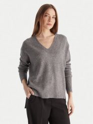 Kontatto Sweter 3M0842C Szary Relaxed Fit. Szare swetry damskie Kontatto, m, bez wzorów, z syntetyku, bez kołnierzyka, bez ramiączek, bez kaptura. Za 339.99 zł.