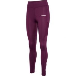 Legging kobieta Hummel Mt Chipo Mid. Fioletowe legginsy damskie Hummel, bez wzorów. Za 168.00 zł.
