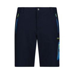Szorty męskie turystyczne CMP 33T5497. Niebieskie krótkie spodenki sportowe męskie CMP, m, bez wzorów, trekkingowe. W wyprzedaży za 188.99 zł.