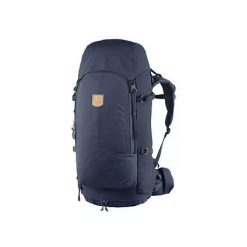 Plecak trekkingowy Fjallraven Keb 52 - storm/dark navy. Niebieskie plecaki damskie Fjällräven, bez wzorów, z materiału. Za 1,481.55 zł.