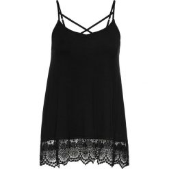 Top bonprix czarny. Topy damskie marki DOMYOS. Za 44.99 zł.