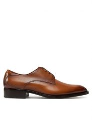 BOSS Półbuty Rill 50534034 Brązowy. Brązowe eleganckie półbuty Boss, ze skóry, wizytowe, bez zapięcia. Za 1,889.00 zł.