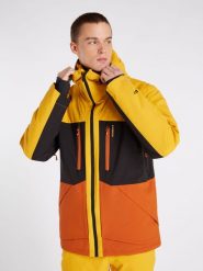 Kurtka narciarska i snowboardowa męska Protest Prtgooz. Brązowe kurtki snowboardowe męskie Protest, m, bez wzorów, z materiału, bez kaptura, narciarskie. Za 669.99 zł.