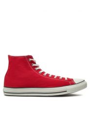 Converse Trampki Chuck Taylor All Star HI M9621C Czerwony. Czerwone trampki męskie Converse, bez wzorów, z materiału, retro, bez zapięcia. Za 299.99 zł.