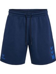 Szorty bawełniane Hummel Active. Niebieskie krótkie spodenki sportowe męskie Hummel, s, bez wzorów, z bawełny, na fitness i siłownię. Za 197.00 zł.