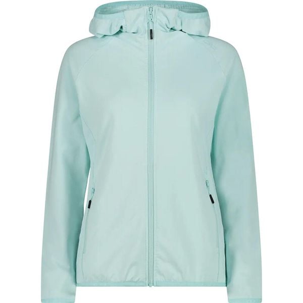 Bluza damska turystyczna CMP 34G2336. Niebieskie bluzy damskie CMP, l, bez wzorów, z materiału, z kapturem. Za 283.50 zł.